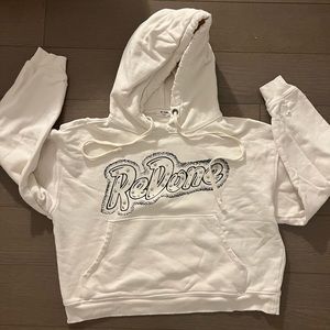 Redone cropped hoodie